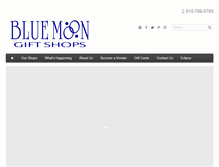 Tablet Screenshot of bluemoongiftshops.com